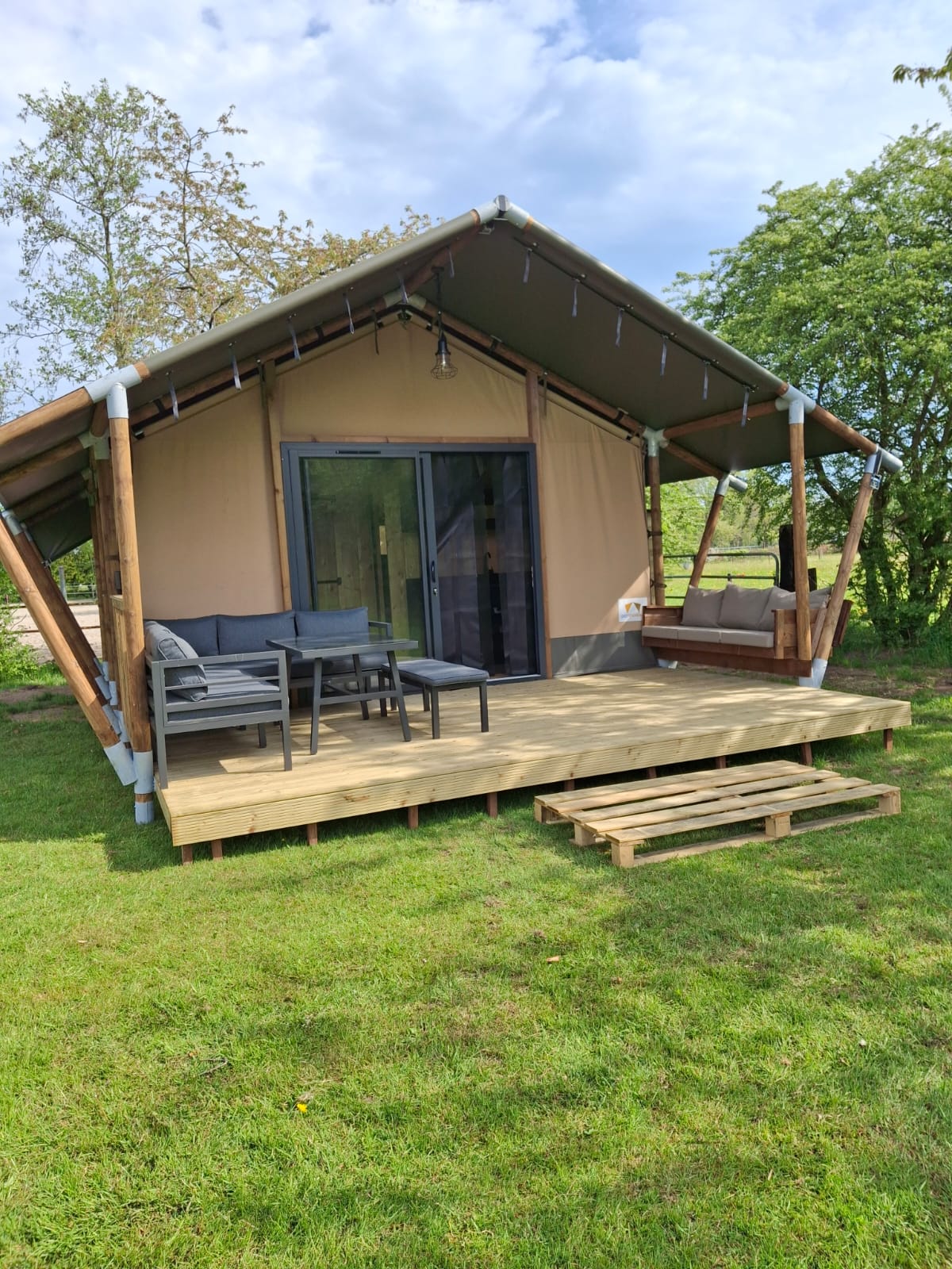 De Glampingtent